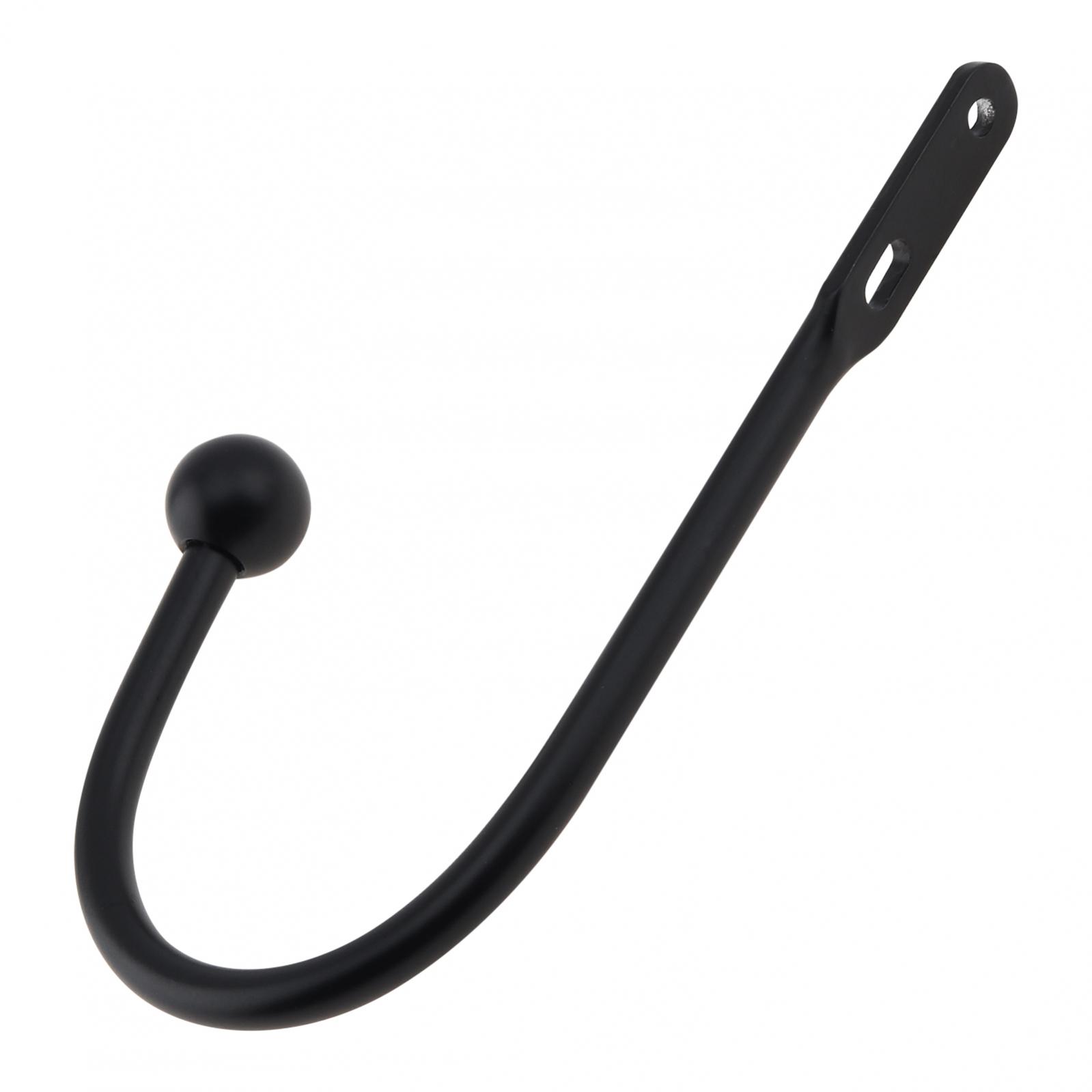 원단 커튼용 벽걸이 후크, 알루미늄 합금 금속 커튼 홀드백, 헤비 듀티 행잉 후크, 6.3 인치