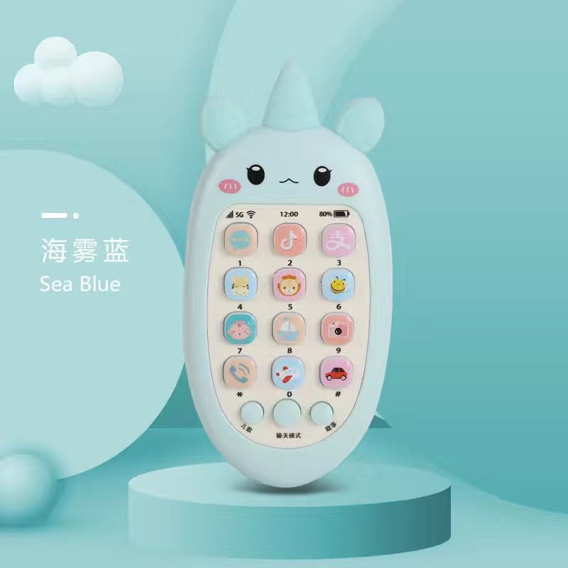 Baby Telephone Music Toy Sound Machine Kids Infant Early Educational Mobile Phone Gift