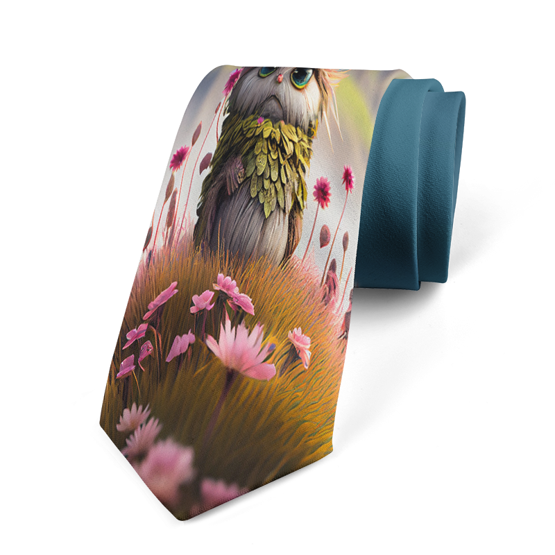 ออกแบบใหม่การ์ตูนเนคไท 3D การพิมพ์ Harajuku แฟชั่น Kawaii Unisex Tie 8 ซม.เดทงานแต่งงาน Tie คอสเพลย์