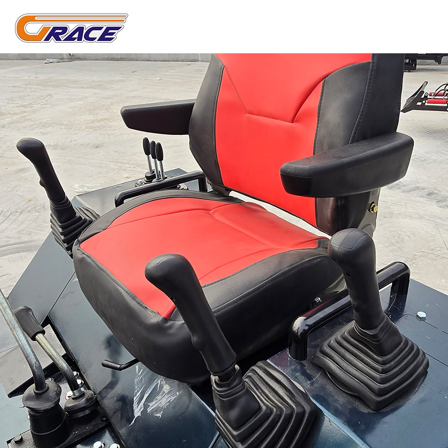 Afstandsbediening Multifunctionele rit op Chinese Mini Farm Tiller Crawler Cultivator Tractoren met baan te koop