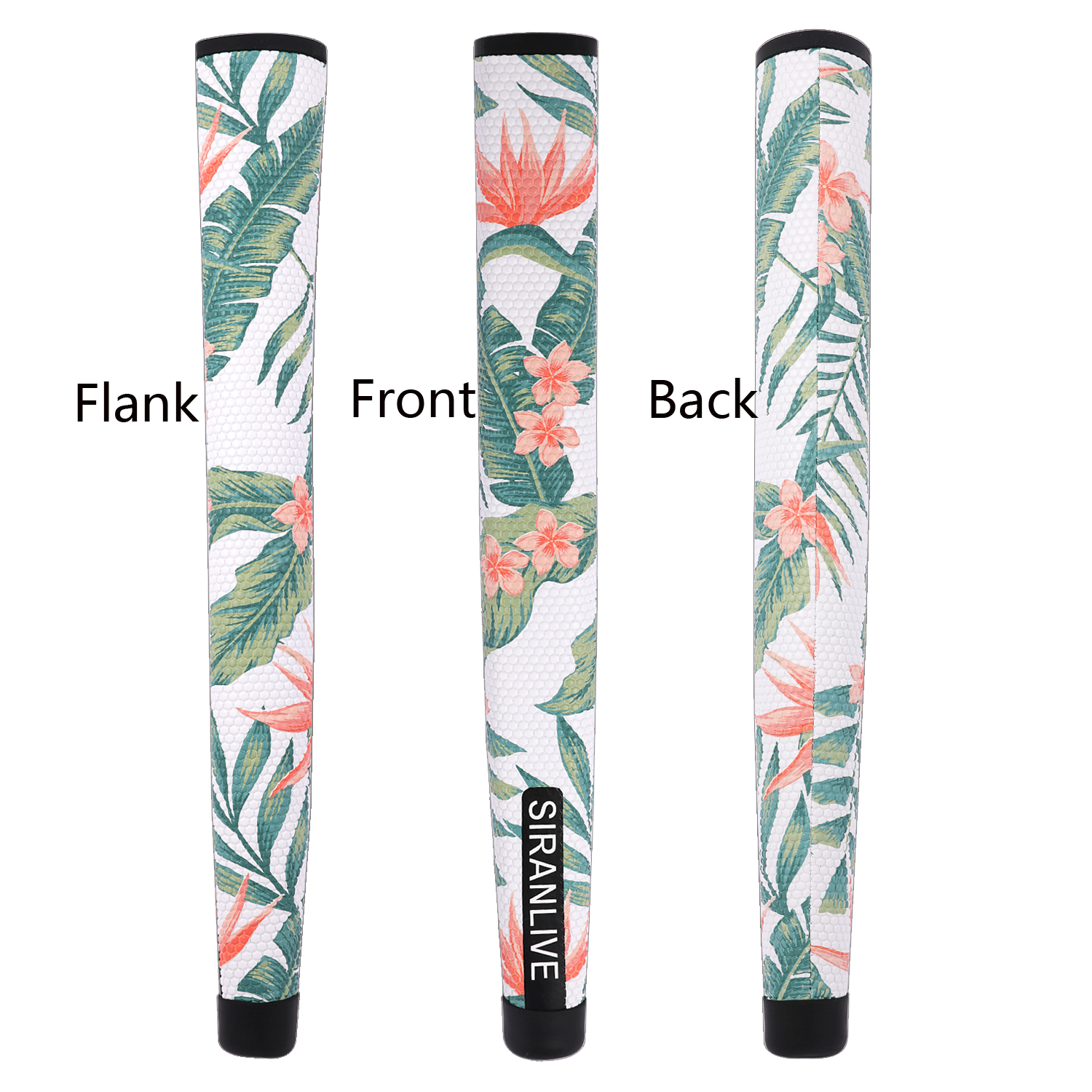 PU-Kunstleder-Schädel, Zuckerskelett, Tiger, Flamingo, Hawaii-Stil, Druck, Golf-Putter-Griff