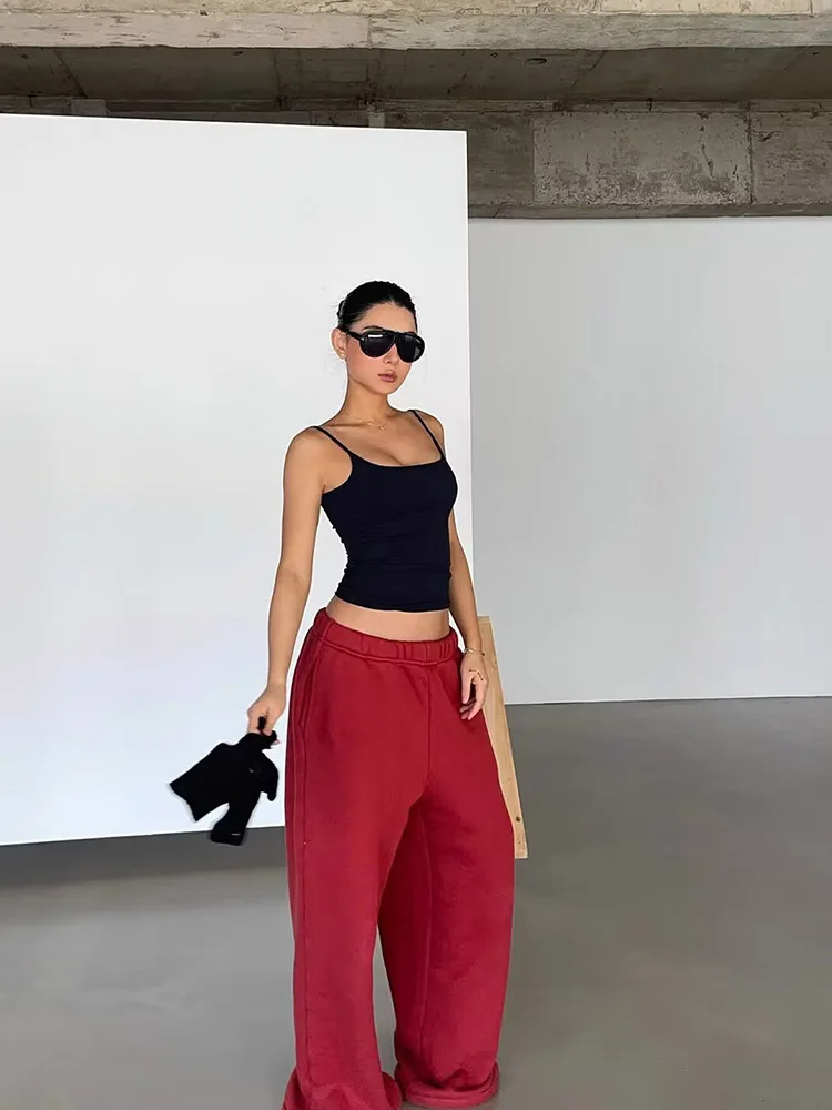 Summer new women's top, solid color spicy camisole vest, sexy slim fit short vest