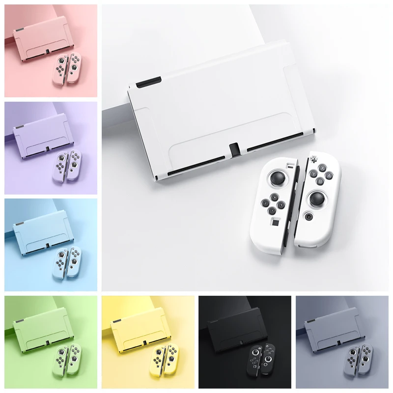 Fundas Carcasa For Nintendo Switch OLED Swich Swith Joy Con Joycon Accessories Game Protection Case Cover Capa Etui Shell Funda