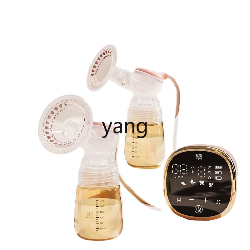 CX двухсторонний Молокоотсос электрический микро-шок массаж автоматический молокоотсос без использования рук