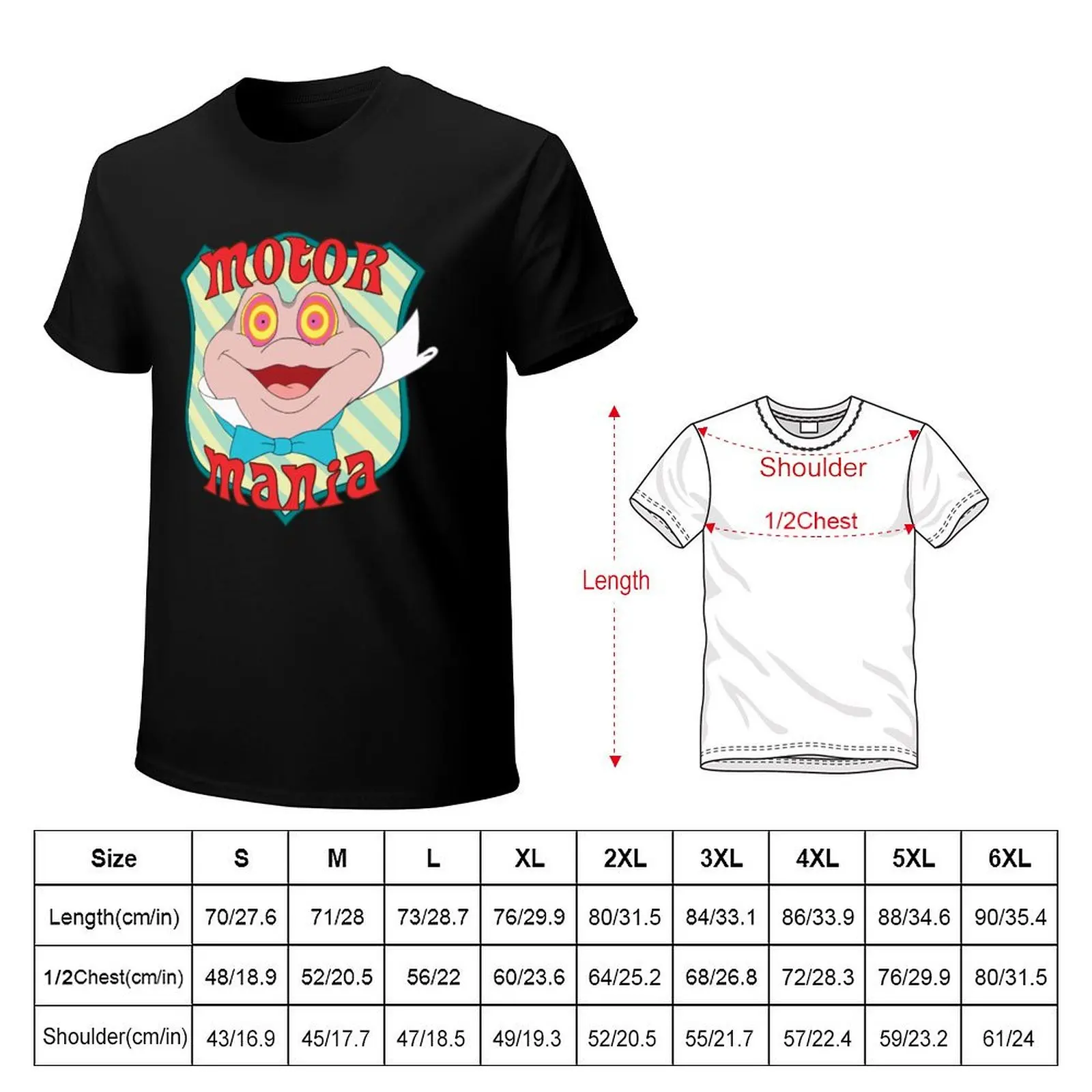 Mr Toad - Kaus Motor Mania Kaus Pria Kaus Lucu Kaus Grafis Kaus Keringat, Pria
