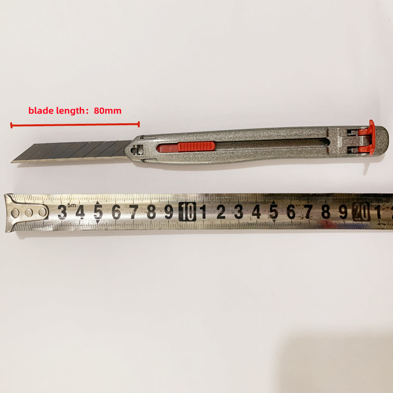 10pcs 유틸리티 나이프 블레이드 모든 블랙 블레이드 30도 예각 종이 절단 블레이드 필름 조각 블레이드 75*9*0.4mm