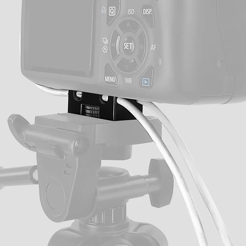 Mini Tether Camera Digitale USB-kabelslot Clip Klembeschermer Mount Naar Camera Statief Quick Release Plate Tethering Kabel