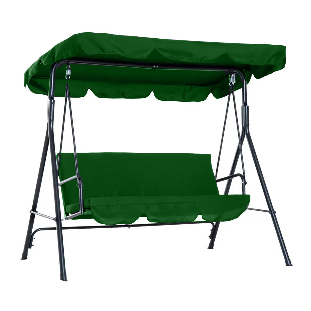 야외 스윙 의자 커버 스윙 의자 차양 커버 210D 방수 정원 스윙 캐노피 지붕 커버 그린 블랙 베이지