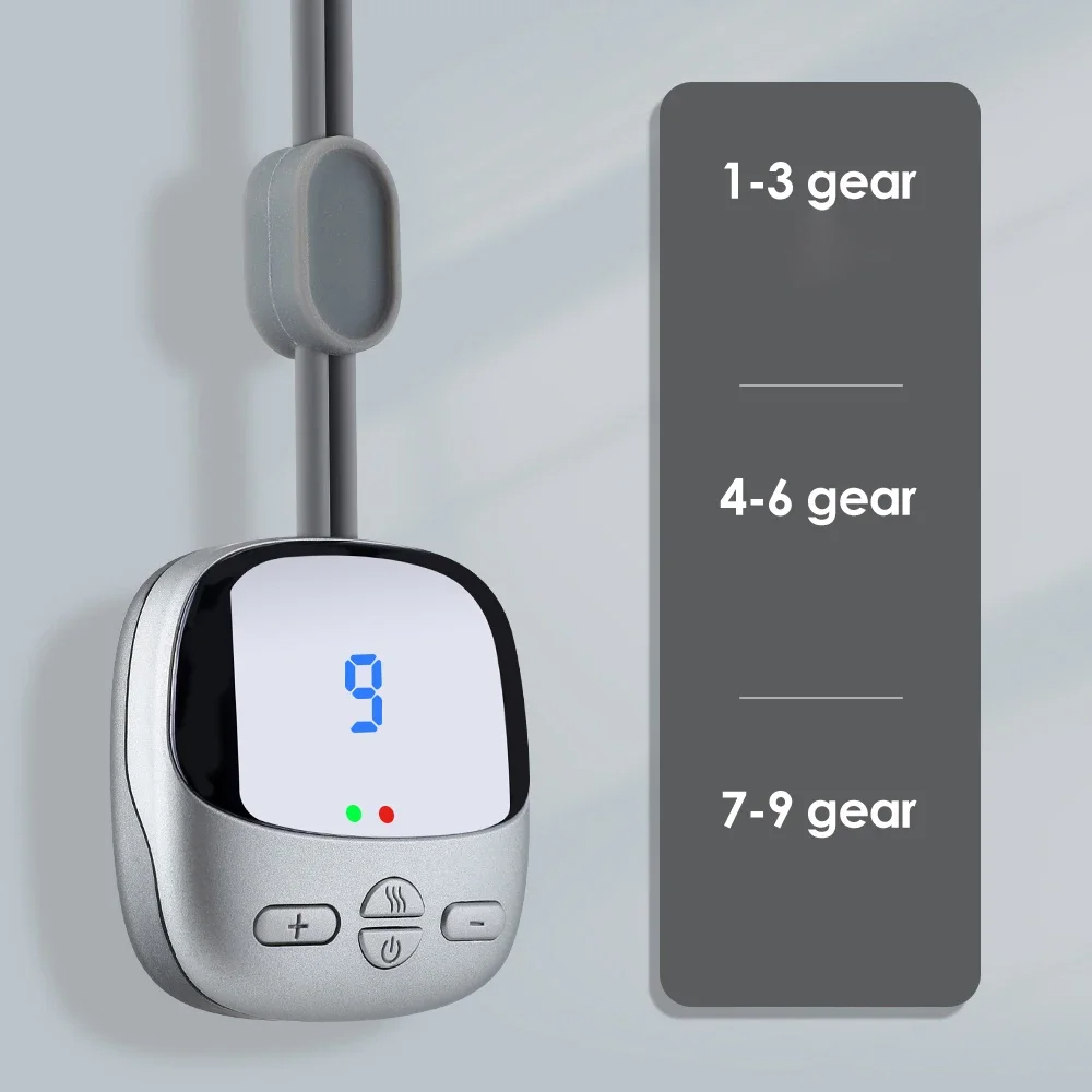 Mini massageador de pescoço portátil - massagem cervical suspensa inteligente