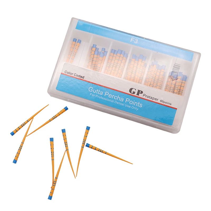 TJDent Dental Gutta taper 02 04 06 15 # -40 #   F1 F2 F3 F4 F5 Ze skalą Endodoncja Papier chłonny Materiały stomatologiczne Materiały eksploatacyjne