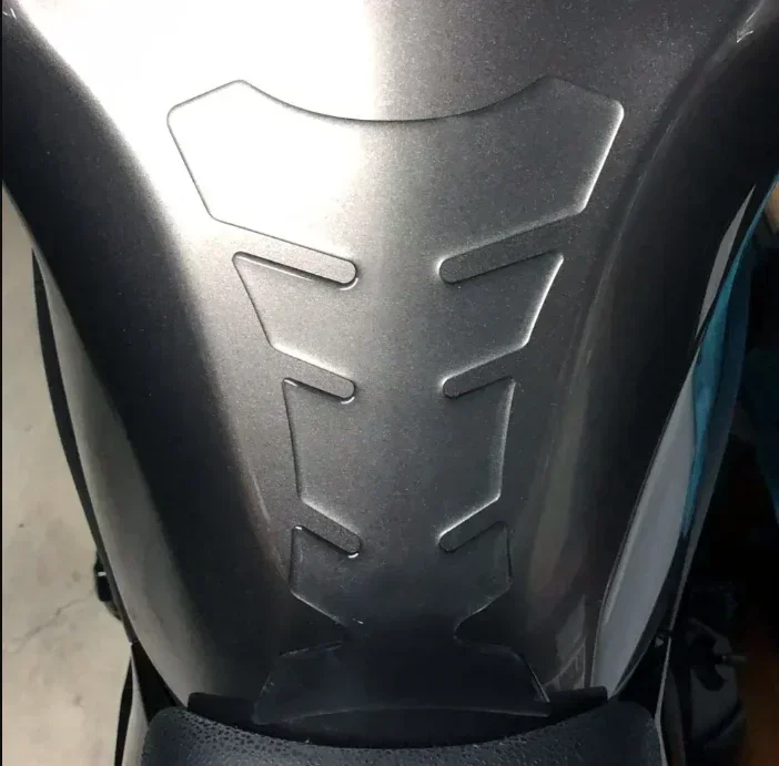 Protetor de almofada de tanque de resina transparente universal para moto para kawasaki honda cbr suzuki gsxs gsxr yamaha etc.