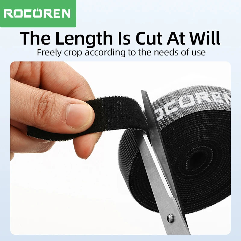 Rocoren ケーブルオーガナイザーワイヤーワインダー USB ケーブル管理充電器プロテクター電話マウスイヤホンケーブルホルダーコード保護