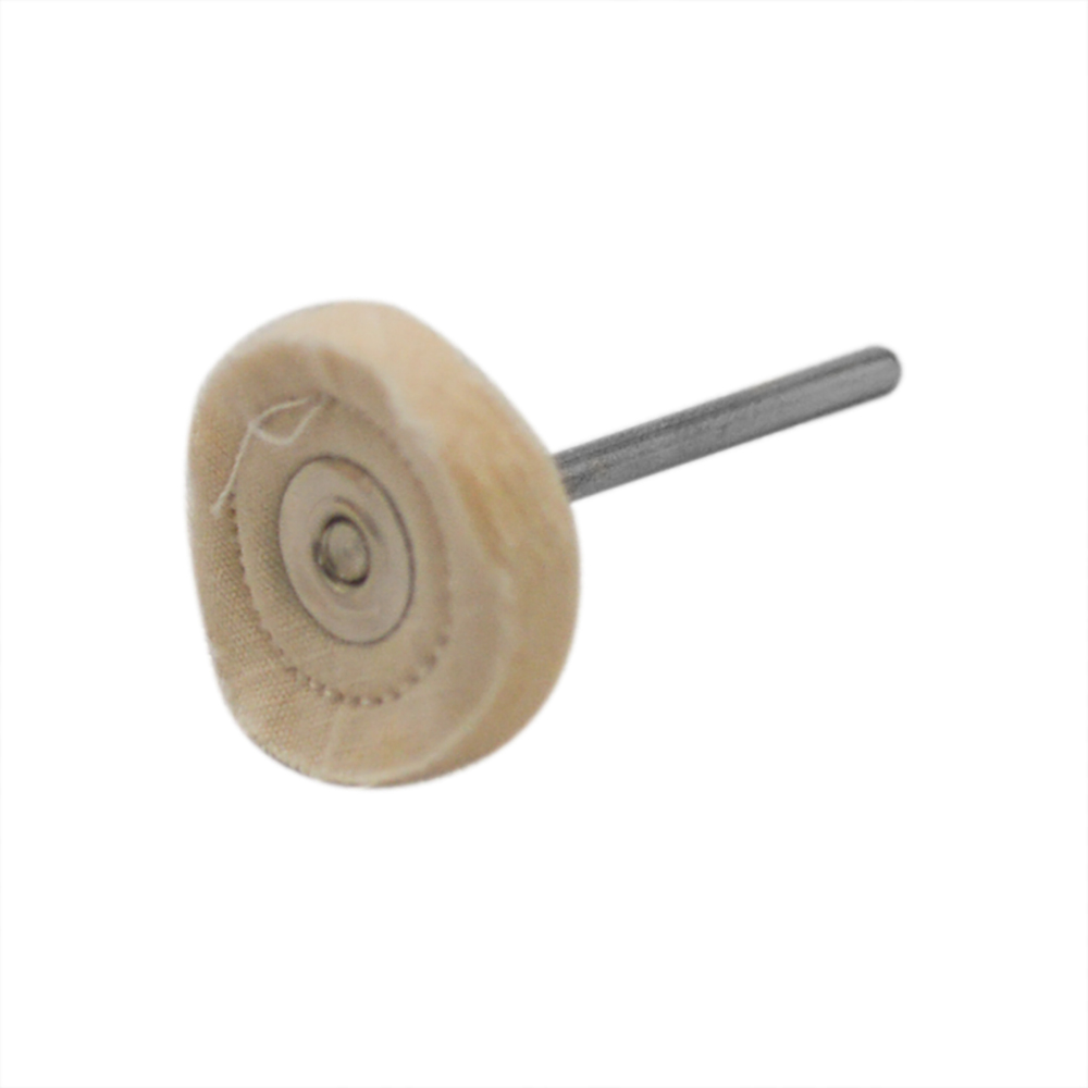 5 pçs 25mm pano polimento roda buffer almofada de algodão ferramenta abrasiva jóias polimento roda almofada para buff dremel acessório