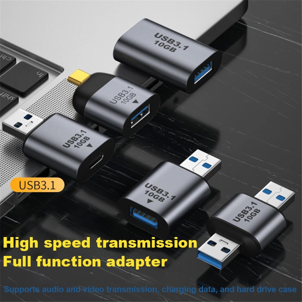 USB Typ C 3,1 zu USB 3,1 Adapter Stecker Buchse Konverter 5V @ 3a allo USB 3,1 Gen2 Lade daten Hoch geschwindigkeit übertragungs anschluss 10 Gbit/s