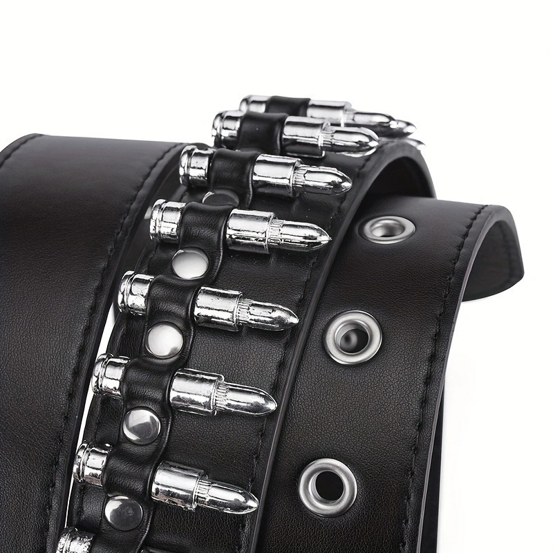 Ladies' Grunge Punk Pin Buckle Personality Studded Enduro Belt For Jeans Hipster, Suitable For Daily Use LYD002