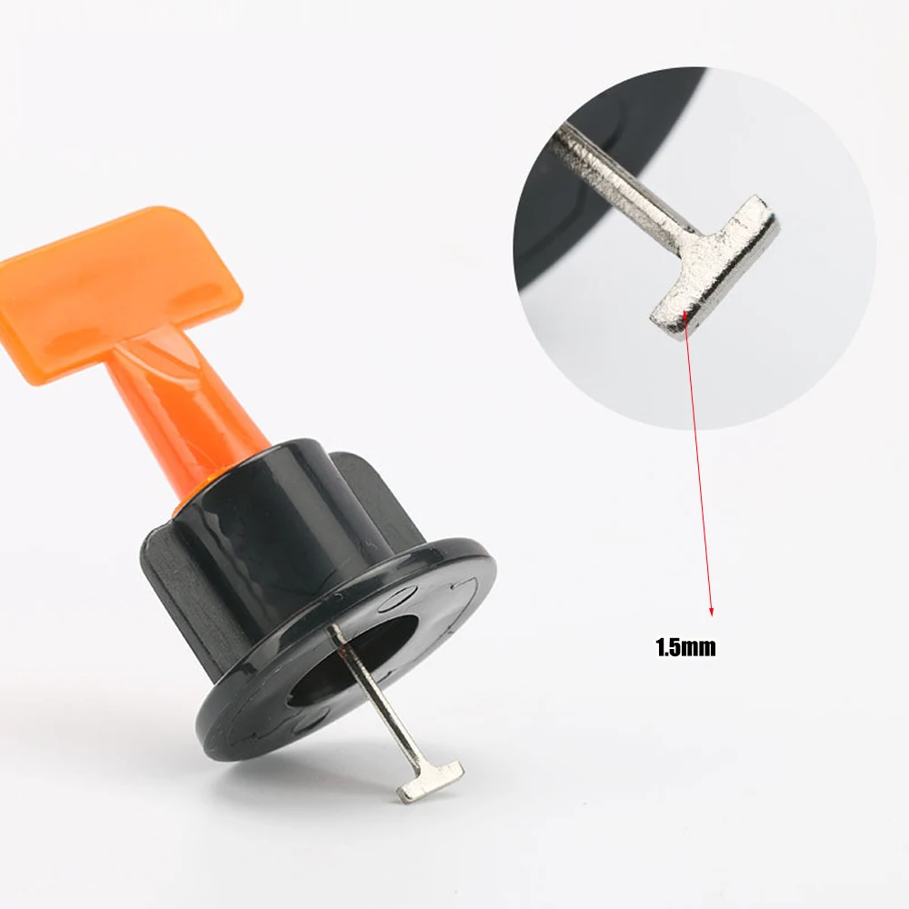 11-1353Pcs Floor Tile Leveling System Clips Spacers Porcelain Ceramic Leveler Kit For Tile Laying Wall Fixing Construction Tools