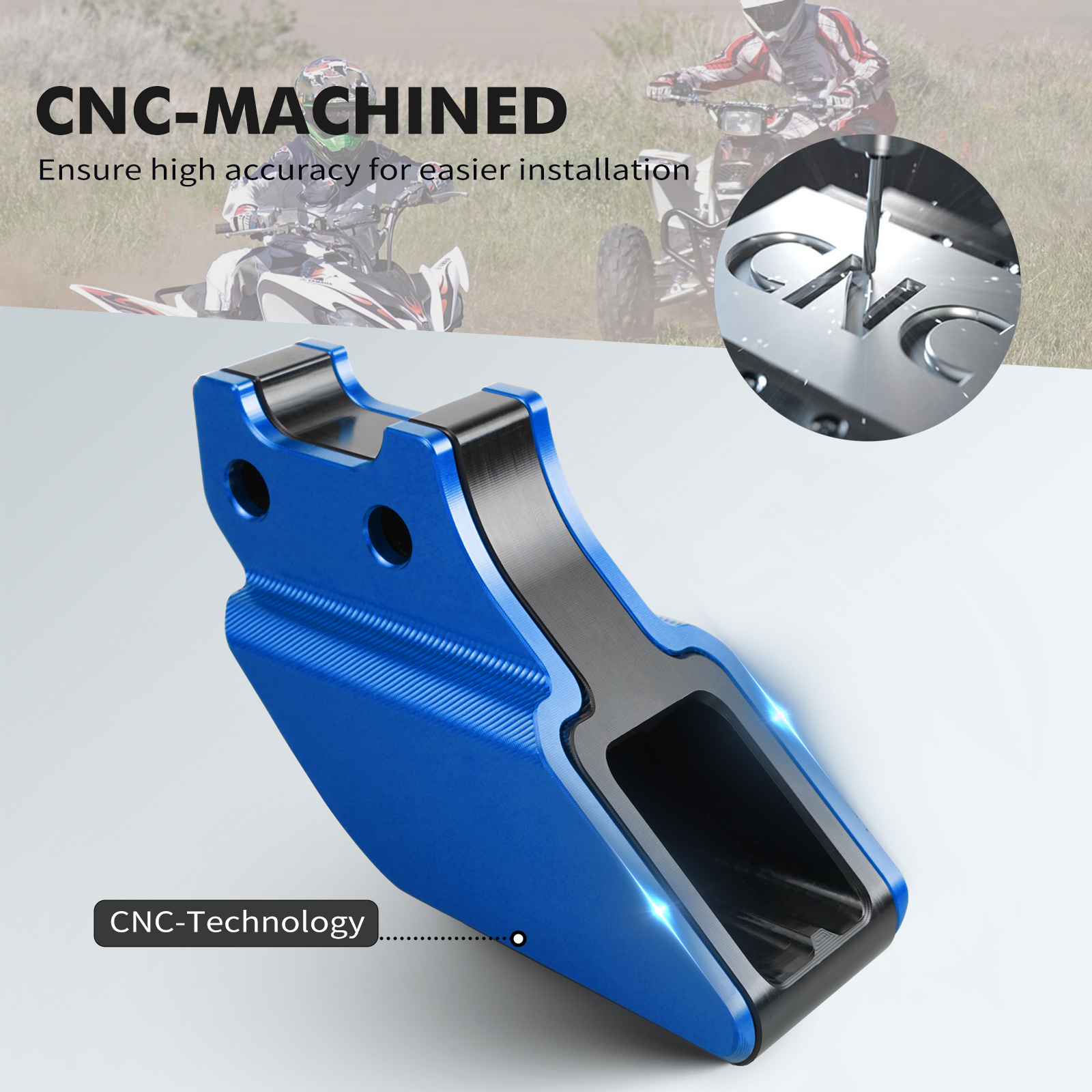 ATV For Yamaha Blaster 200 Warrior 350 Raptor 350 Chain Support Guide Slider YFS200 1988-2006 38W-22199-00-00