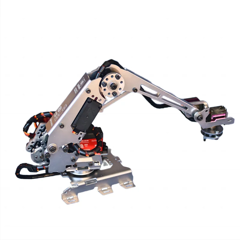 New 6 Dof Robotic Arm Manipulator Industrial Robot Model with MG996R Servos for Arduino Robot Arm DIY Kit Suction Cup STEM Toys