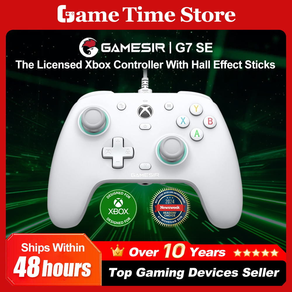 GameSir G7 SE Xbox Gaming Controller Wired Gamepad for Xbox Series X, Xbox Series S, Xbox One, with Hall Effect Joystick