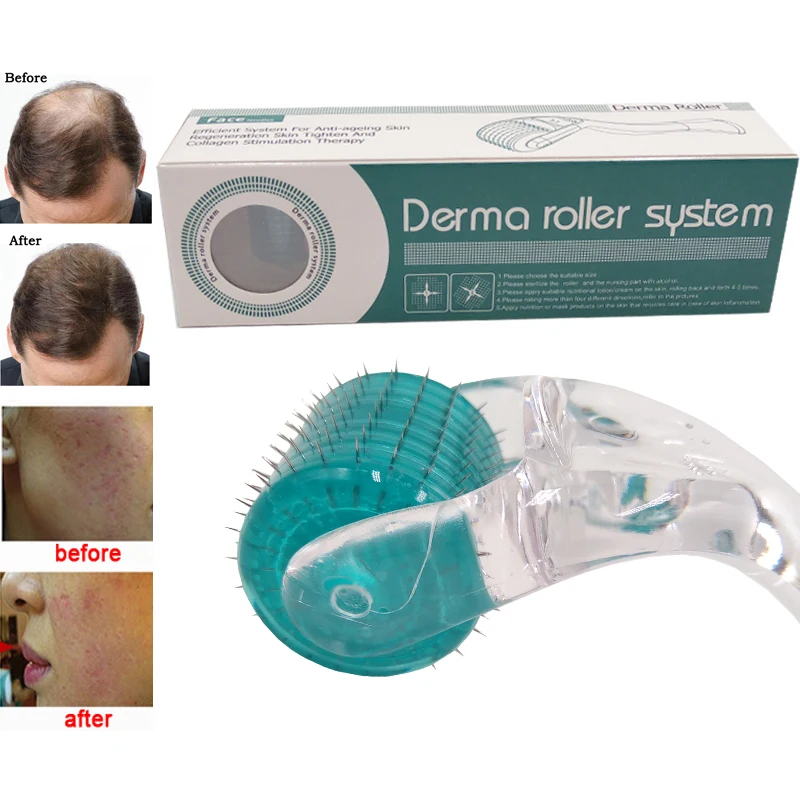 Dr Hydra DRS Derma Roller System 192 Настоящая игла-микроигла для роста волос Sclap, роста бороды, против выпадения волос, ухода за кожей MTS