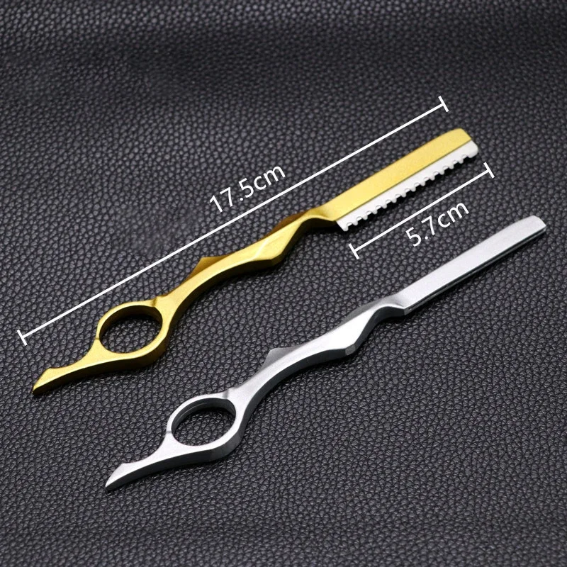 Haars chneide messer dünner dünner Rasiermesser 10 Klingen Shavel Straight Salon Friseur Rasiermesser Stick Haars ch neider Rotary Barber Kit