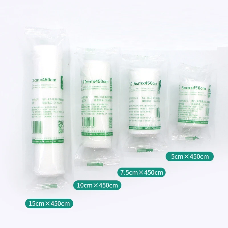 10pcs PBT Bandages/Elastic Elastic Bandages Cotton Core Accessories for First Aid Absorbent Pad for Wound Dressing