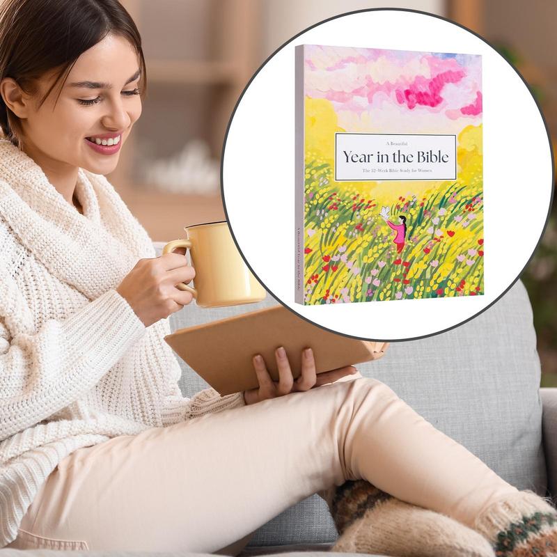 คู่มือการศึกษาพระคัมภีร์ปีที่สวยงามในพระคัมภีร์ผู้หญิง คู่มือการศึกษาพระคัมภีร์ 52 สัปดาห์ การศึกษาพระคัมภีร์สําหรับผู้หญิง 52 สัปดาห์ วารสารคริสเตียน แนะนําการอ่าน