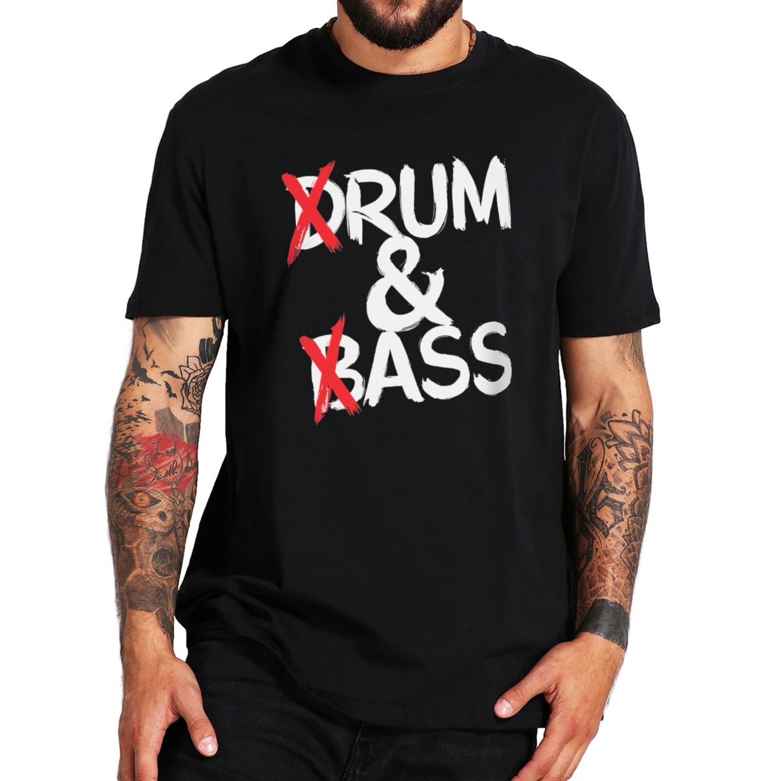 Śmieszna koszulka z bębnem i basem Rum And Ass Lovers Jokes Y2k Krótki rękaw 100% bawełna Miękka koszulka unisex O-neck Letnie koszulki Rozmiar UE