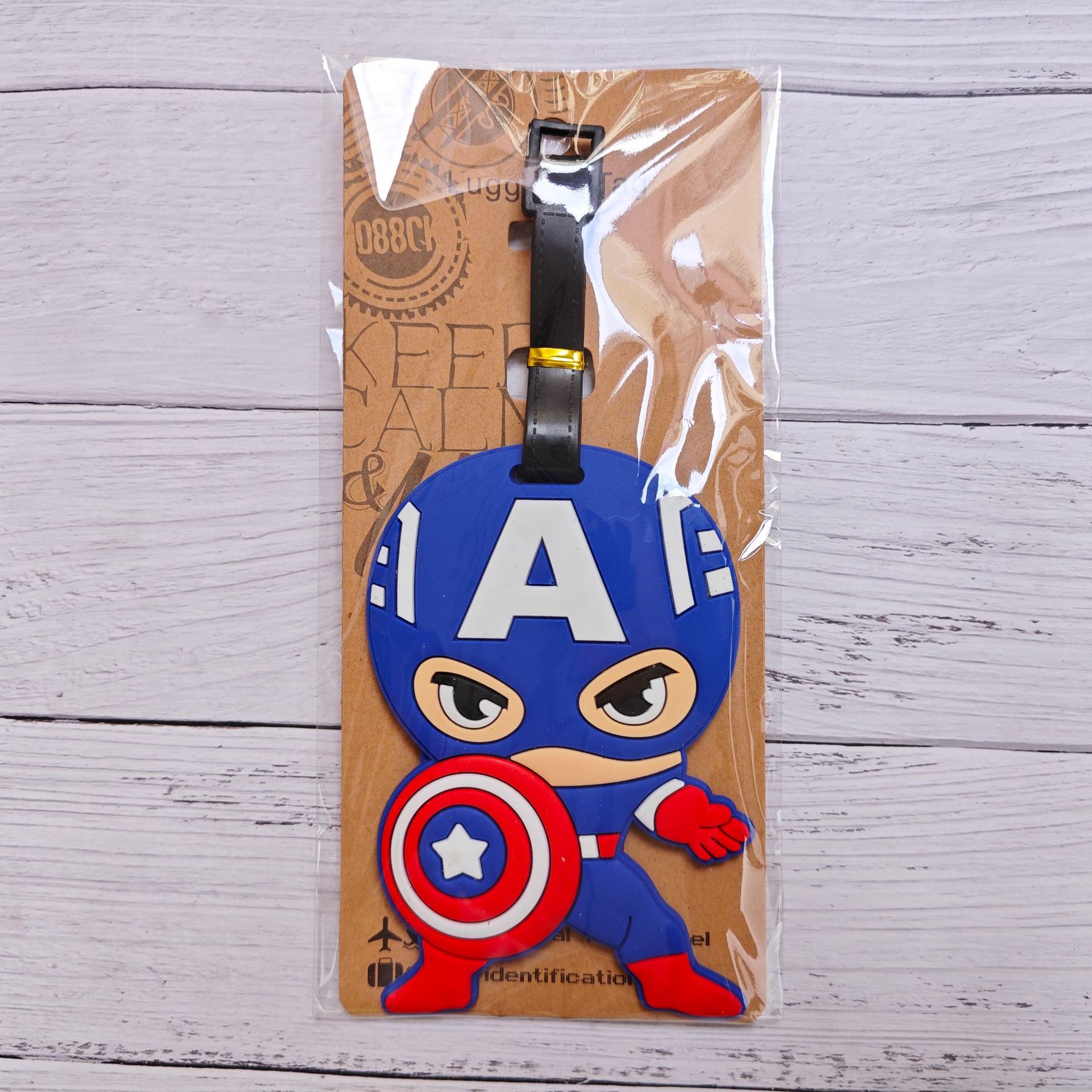 Etiquetas de bagagem de super-heróis dos desenhos animados da disney, etiqueta de identificação de design masculino, etiqueta de bagagem, suporte de endereço, etiqueta identificadora, acessórios de viagem