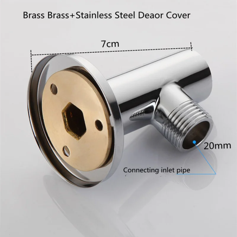 Brazo de ducha montado en el techo, Material de acero inoxidable cromado, accesorios de Hardware para ducha de baño, 1 Uds.