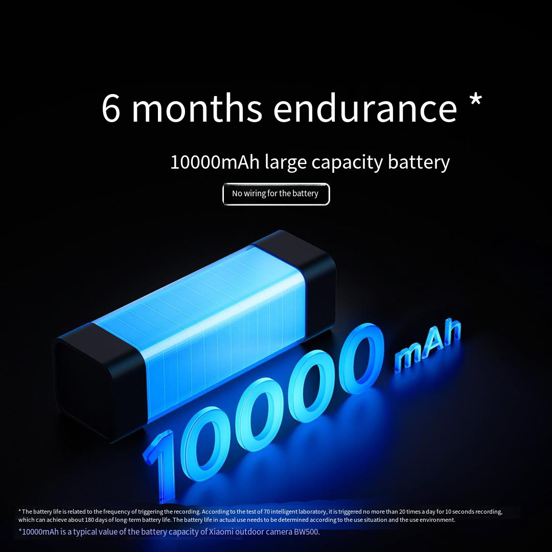 Xiaomi Mijia Ứng Dụng IP65 Chống Thấm Nước 5700Mah Pin Thông Minh Camera IP Ngoài Trời HD 1080P Không Dây Hồng Ngoại Quan Sát Ban Đêm camera
