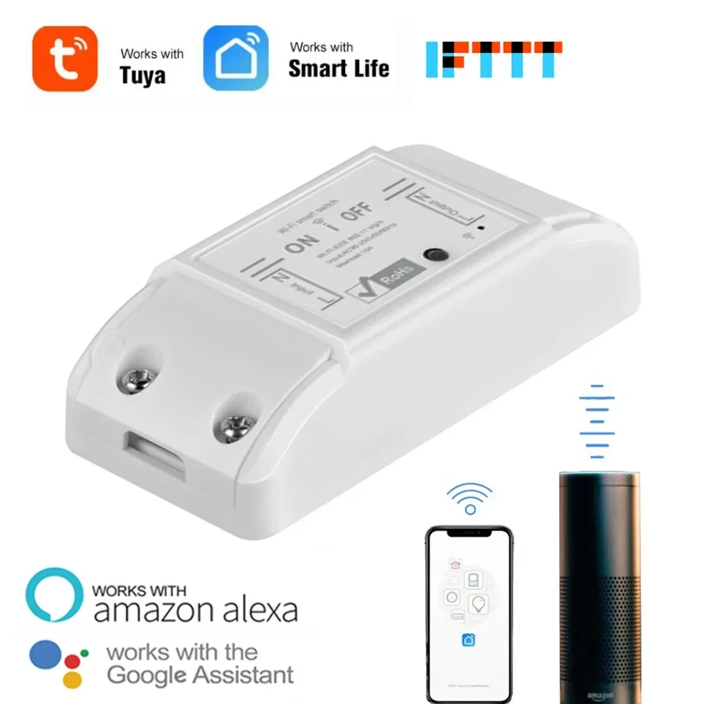 1 pçs wifi diy interruptor inteligente controle remoto sem fio controle de casa funciona com alexa google casa
