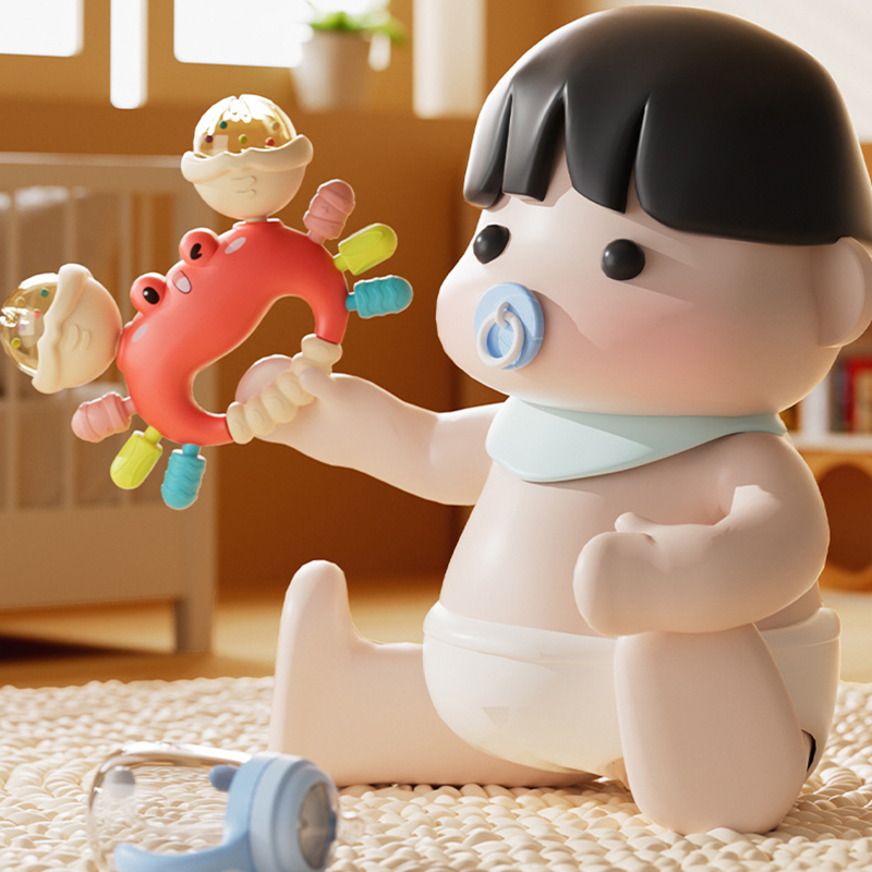 赤ちゃんの発達おもちゃ 0 6 12 ヶ月感覚ベビーおしゃぶりガラガラ教育赤ちゃんのおもちゃソフト歯が生えるおもちゃゲーム赤ちゃんのための 1 年