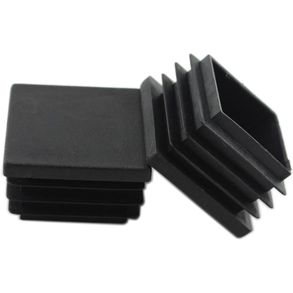 50Mm Vierkante Buis Einddop Plastic Plug, Zwarte Plug Vierkante Plug Meubeltafels En Stoelen Plastic Vierkante Stalen Buisafdekkap