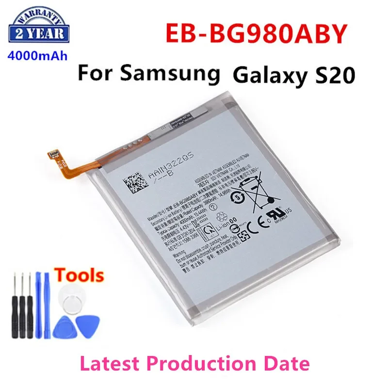 Совершенно новый аккумулятор EB-BG988ABY EB-BG980ABY EB-BG985ABY BG990ABY для Samsung Galaxy S20/S20 Plus S20+/S20 Ultra/S21 FE