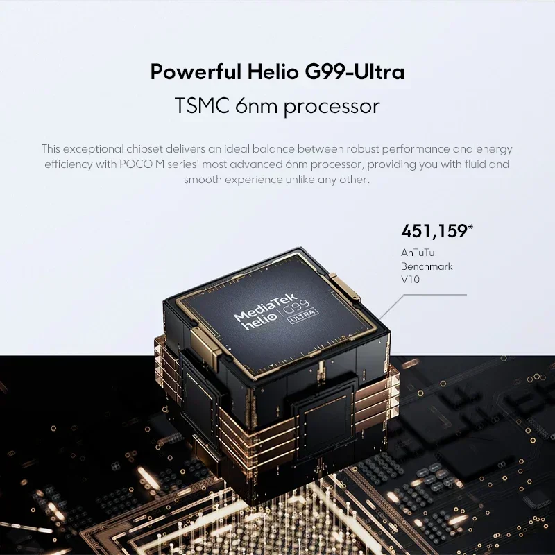POCO M6 Pro 4G Versão Global Smartphone Helio G99 Ultra 120Hz Fluxo AMOLED 64MP Câmera Tripla com carregamento turbo OIS 67W