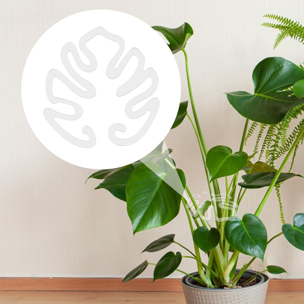 Turtle Shell Bamboo Clamp Reusable Clear Plastic Plant Stem Support Holder for Indoor and Outdoor Plants for Flower Lovers Tool