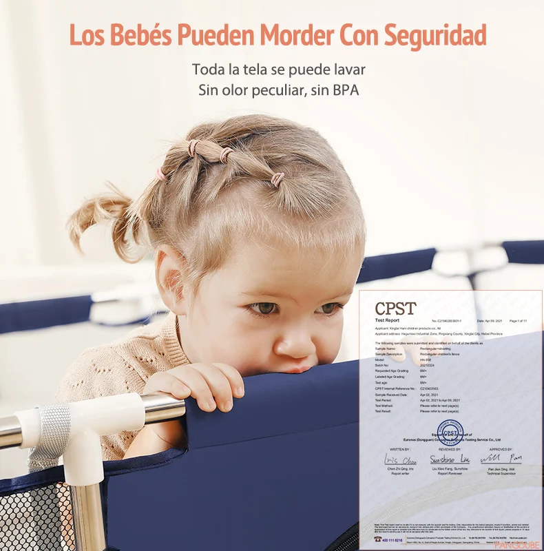 PANGDUBE-parque infantil para bebés, valla de seguridad para bebés, PISCINA DE BOLAS