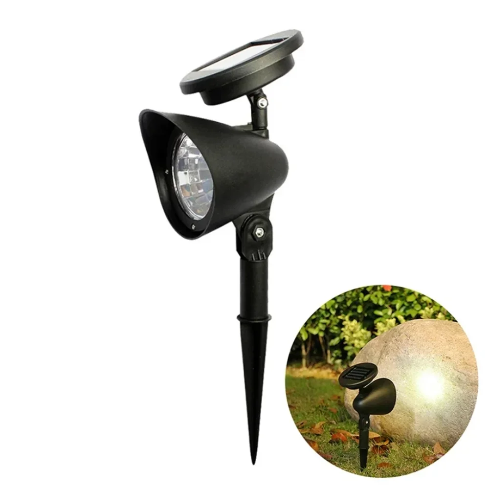 Foco Solar Led para exteriores, luces de jardín, decoración de paisaje, IP65, resistente al agua para césped, patio, camino, árbol, lámpara separada