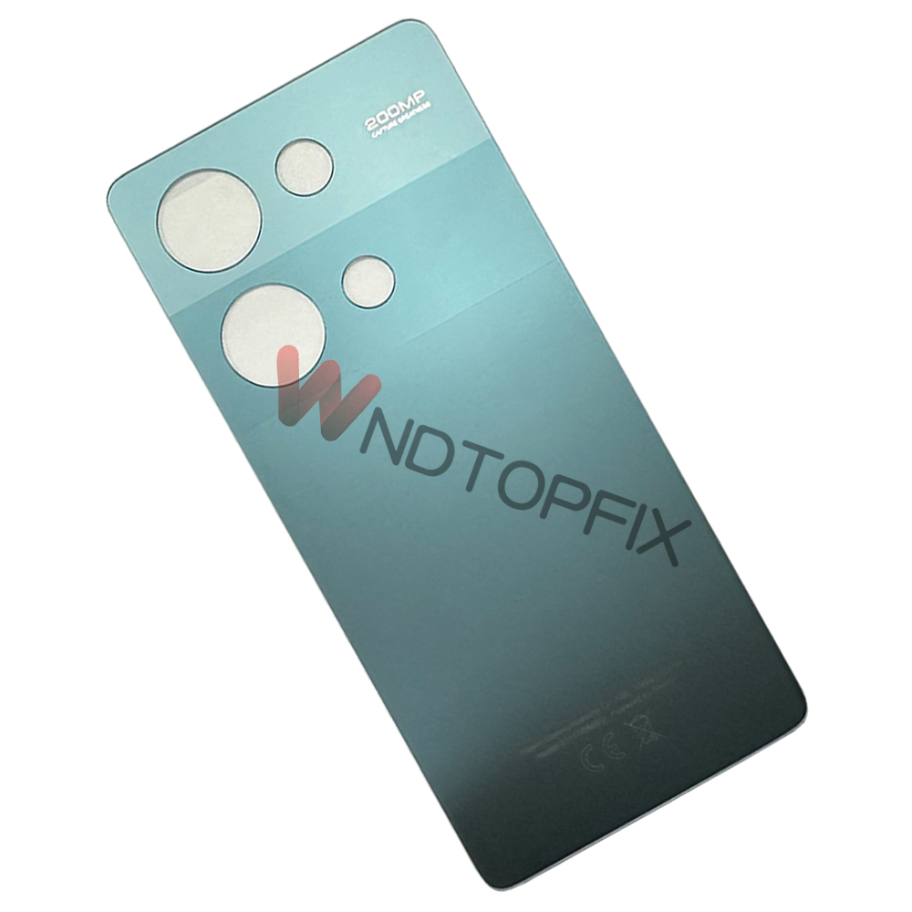 Nuevo para Xiaomi Redmi Note 13 Pro 4G cubierta de batería Panel de vidrio trasero funda carcasa trasera Note 13Pro 4G cubierta trasera de batería funda de puerta