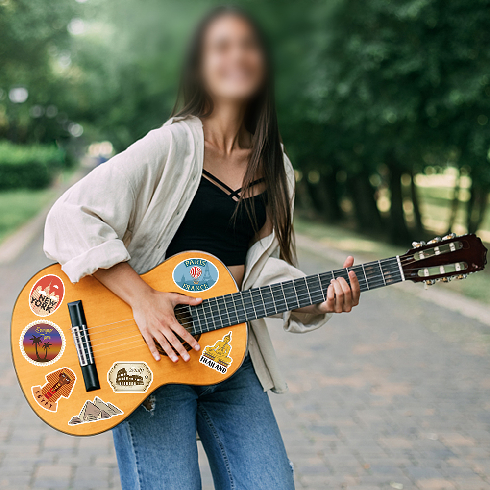 10/30/50/100 個世界的に有名な建物ステッカー美的旅行ランドマークデカール落書き DIY 電話スーツケース荷物壁ステッカー