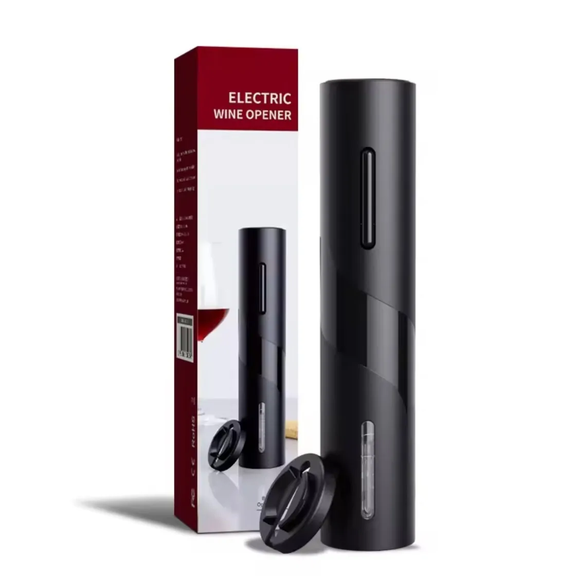 Abridor de botellas de vino eléctrico, sacacorchos automático para vino tinto, herramientas para vino, productos de cocina, plástico de rendimiento