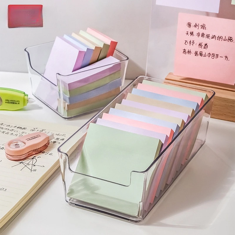 100 Sheets Full Stick Color Sticky Notes Pads Ins Style Memo Notepad Stationery for School Office Message Stickers Posted It