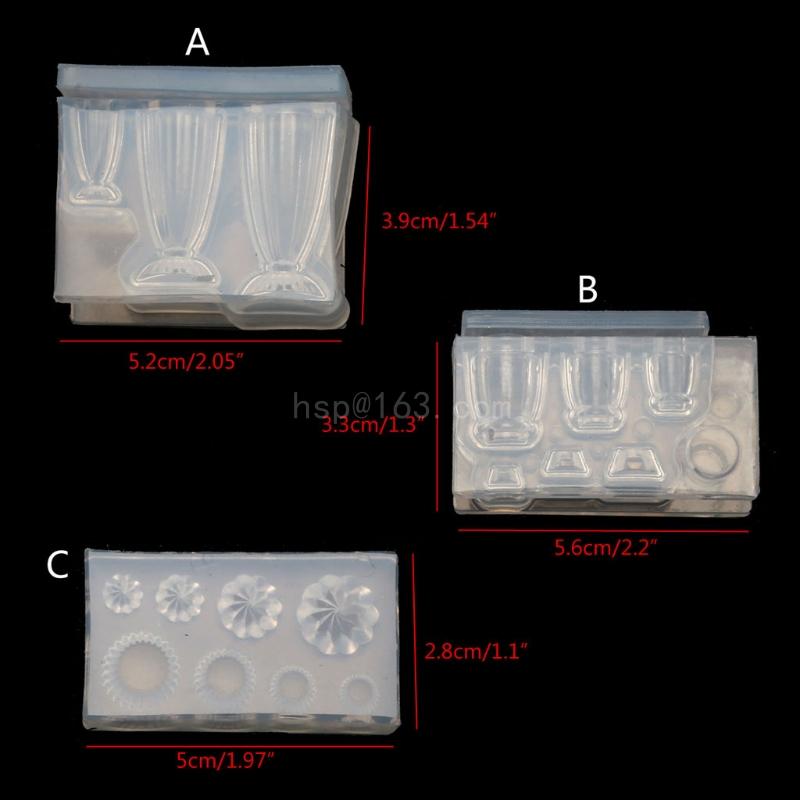 Jarra para bebidas, molde silicona, comida simulada, Mini molde herramienta artesanal