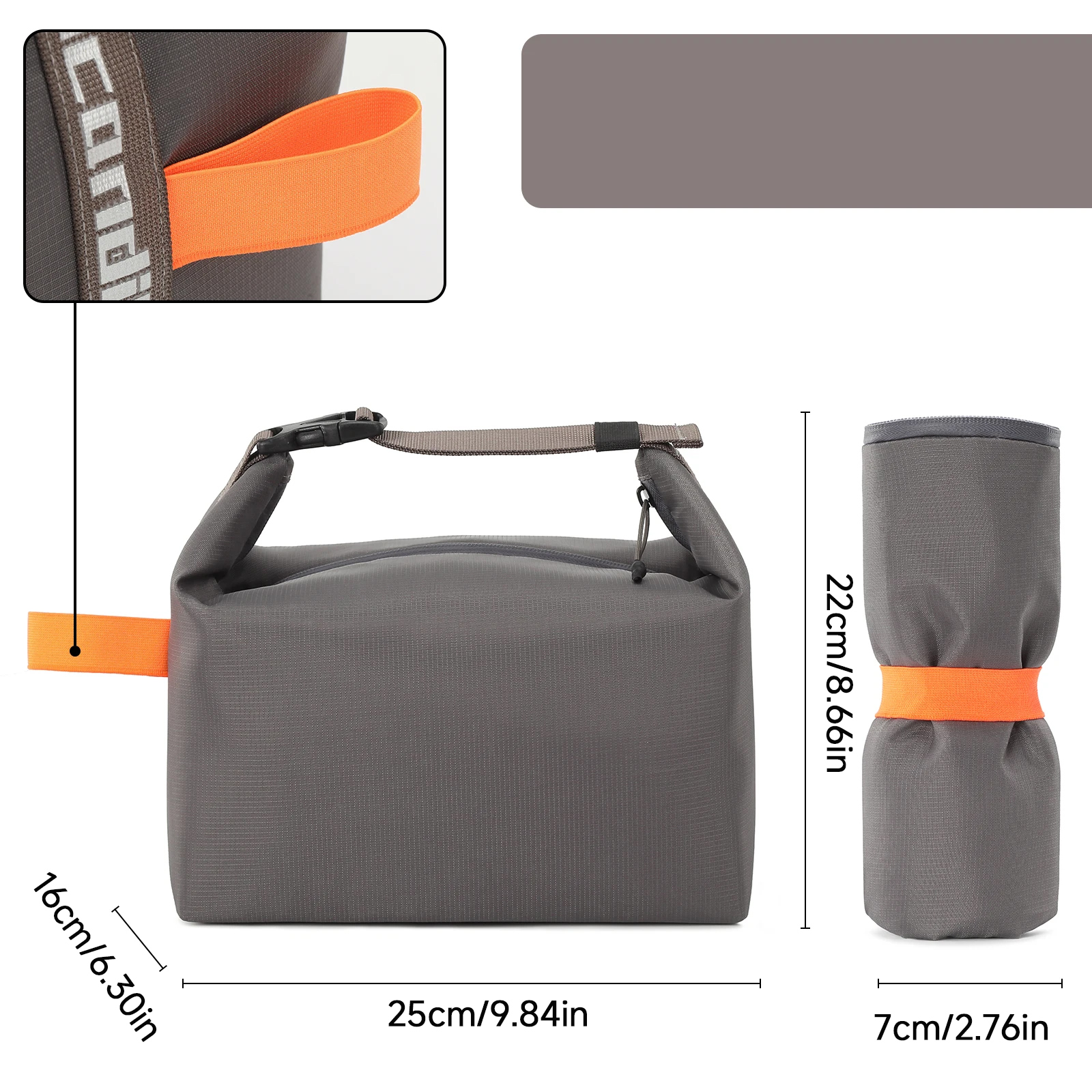 Borsa per il pranzo isolata Borsa Bento isolante Borsa per riso in foglio di alluminio Confezione per pasti Borsa per il ghiaccio Borsa portatile per la conservazione degli alimenti per picnic
