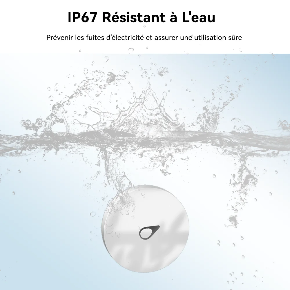 Meian ZigBee capteur de fuite d'eau capteur d'alarme de sécurité d'immersion Wifi détecteur de fuite d'eau alerte de débordement étanche maison intelligente