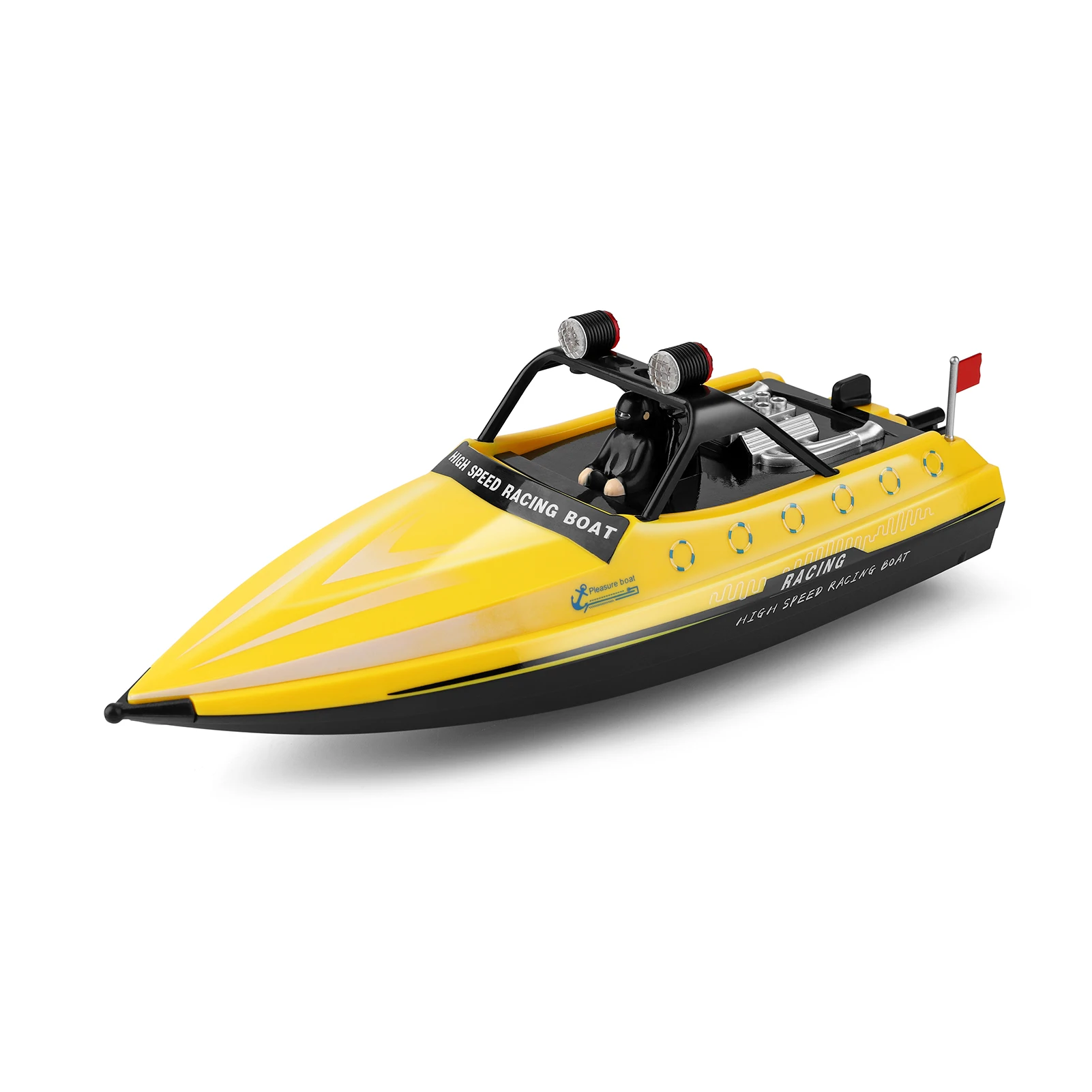 WLt Oys WL917 RC Boot 2,4 GHz Fernbedienung Boote RC Jet Boot 16 km/h RC Boot Spielzeug Modell Schnellboot RC Spielzeug Geschenk für Kinder Erwachsene
