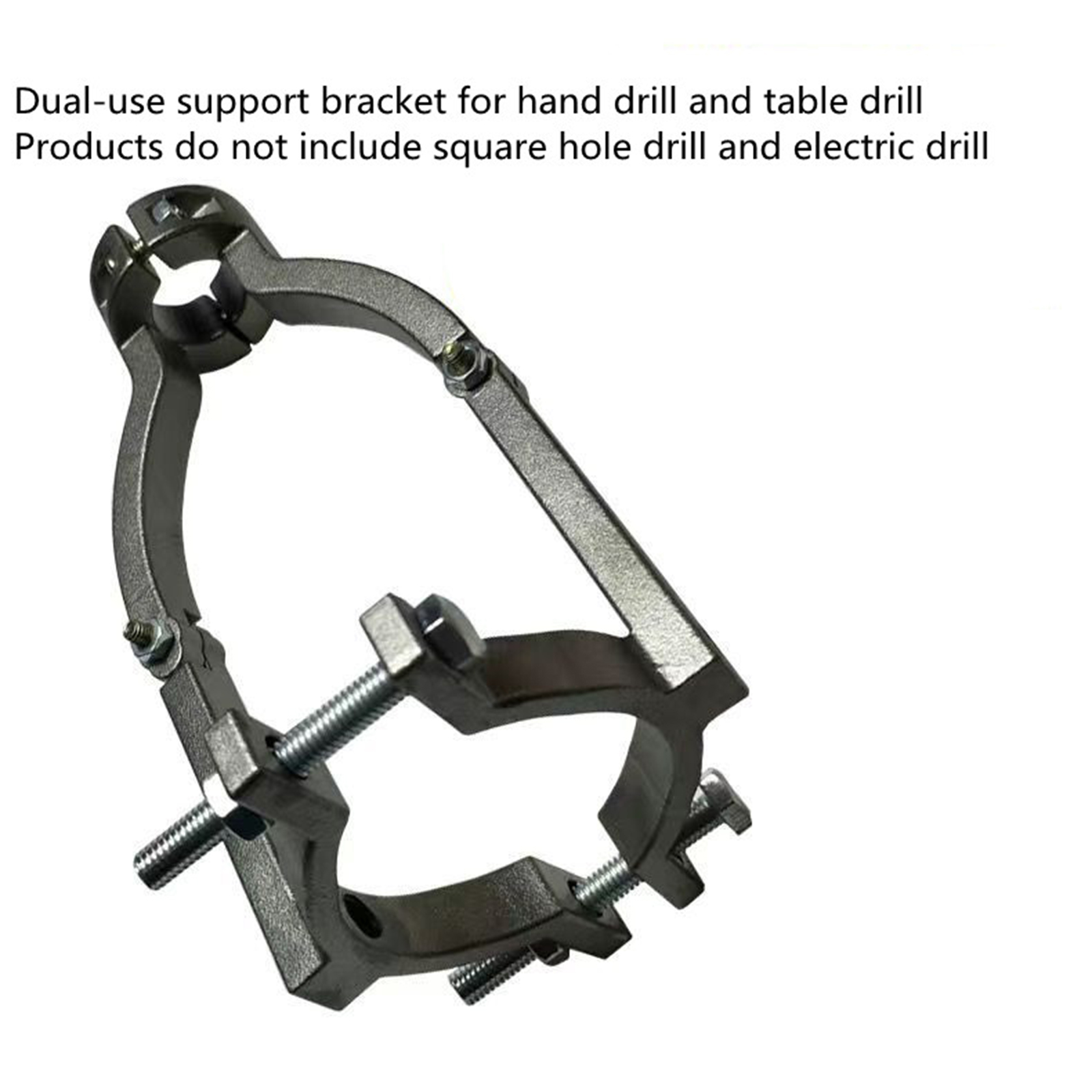 Square Hole Drill Fixed Bracket Easy Installation and Disassembly For Woodworking Drill Bit Adapter