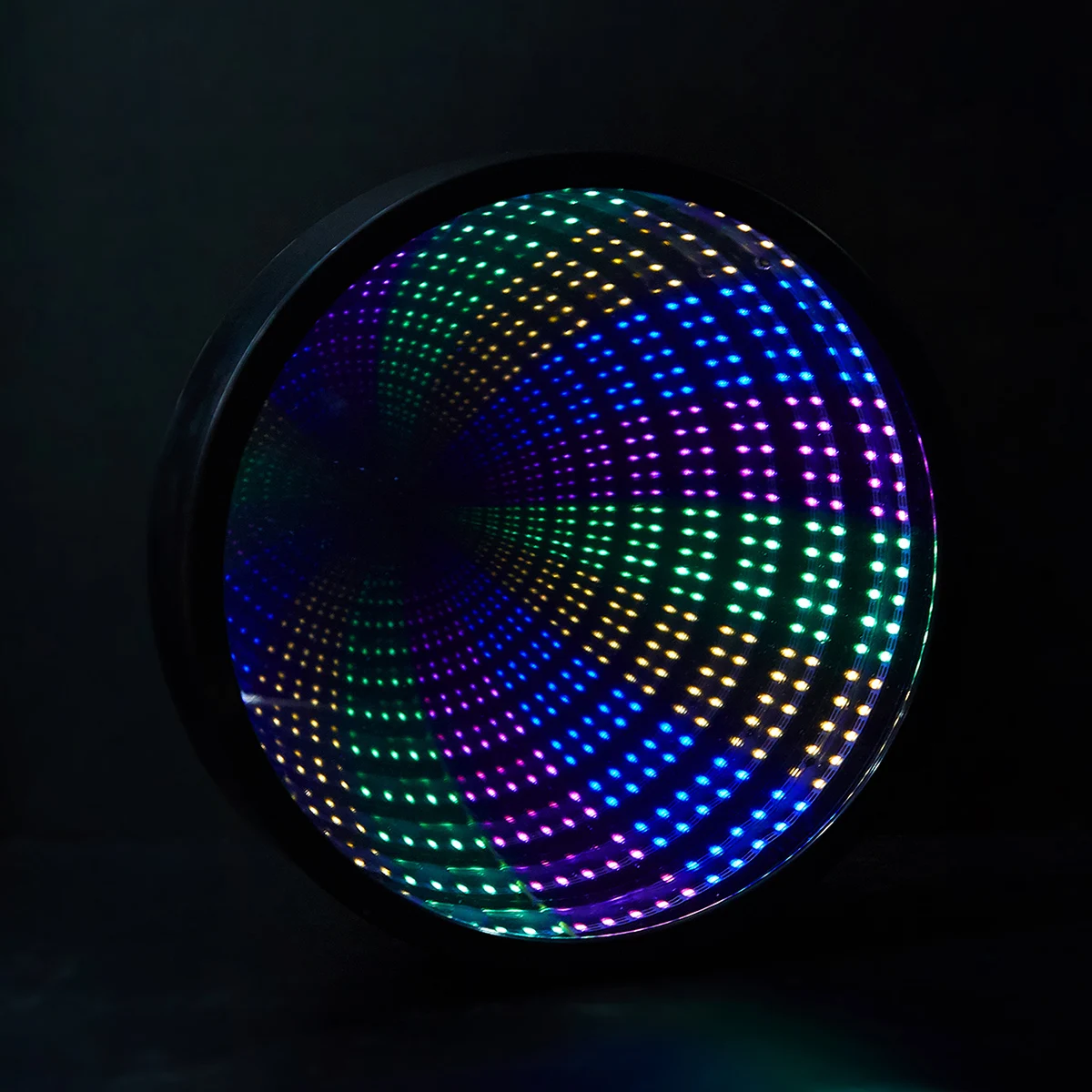 1pc LED infinity mirror light wall mounted& table mounted powered by 3*AA baterries or Type C(not included)