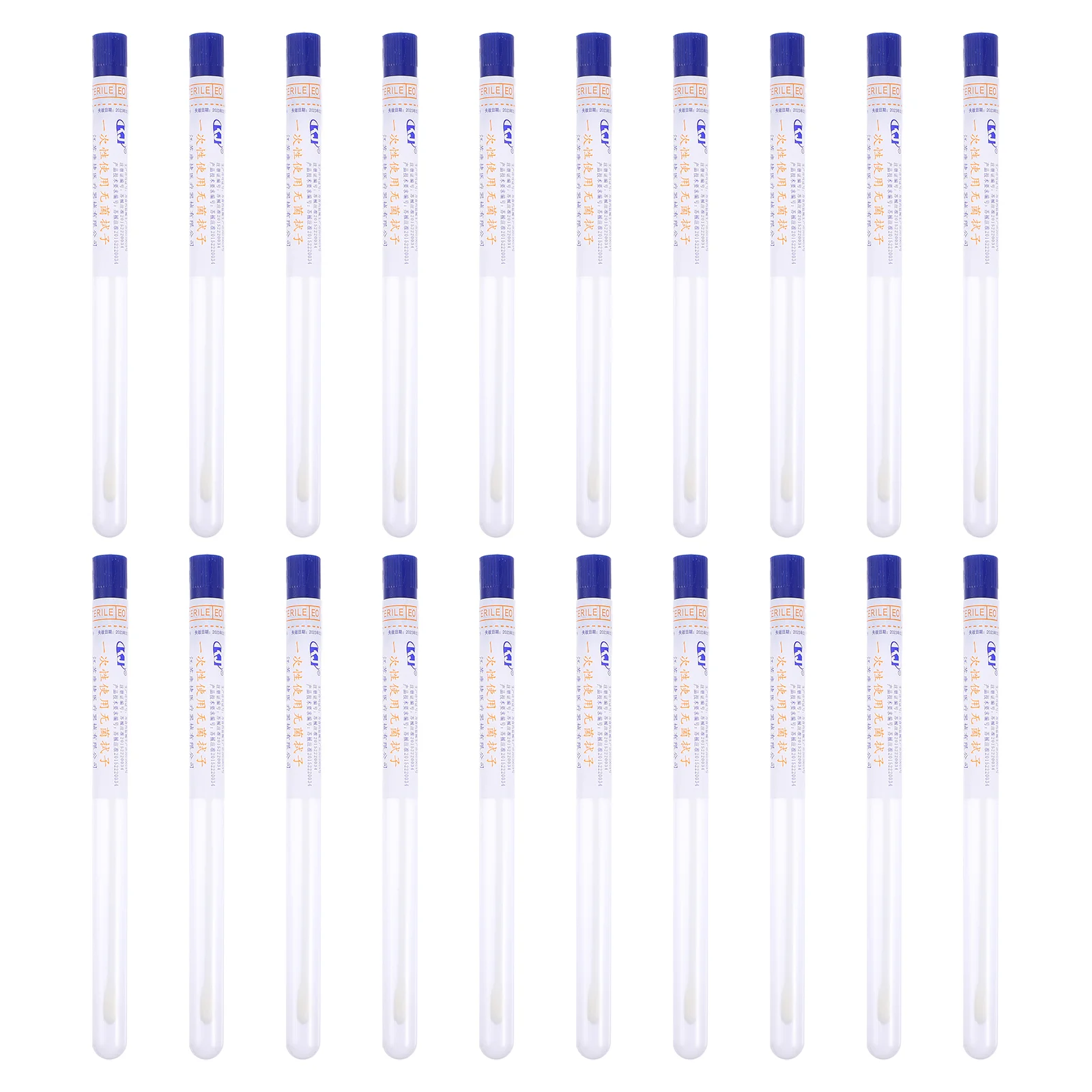 100 pezzi tampone sterile bastoncino campione campione raccolta tamponi bastoncini di cotone bastoncini di campionamento monouso monouso per